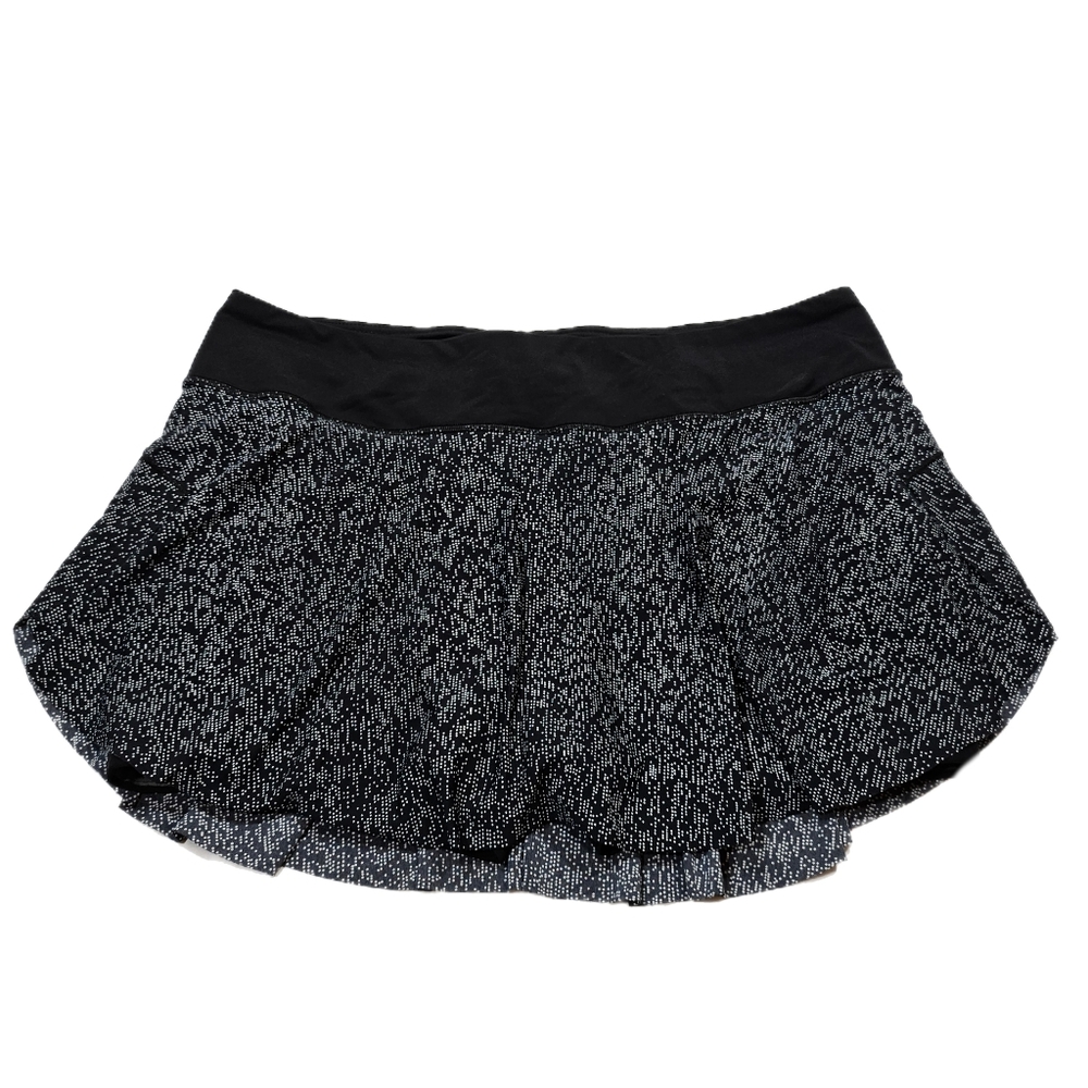 Lululemon Quick Pace Skirt (13")(Soundwave White Black) - Picture 9 of 16